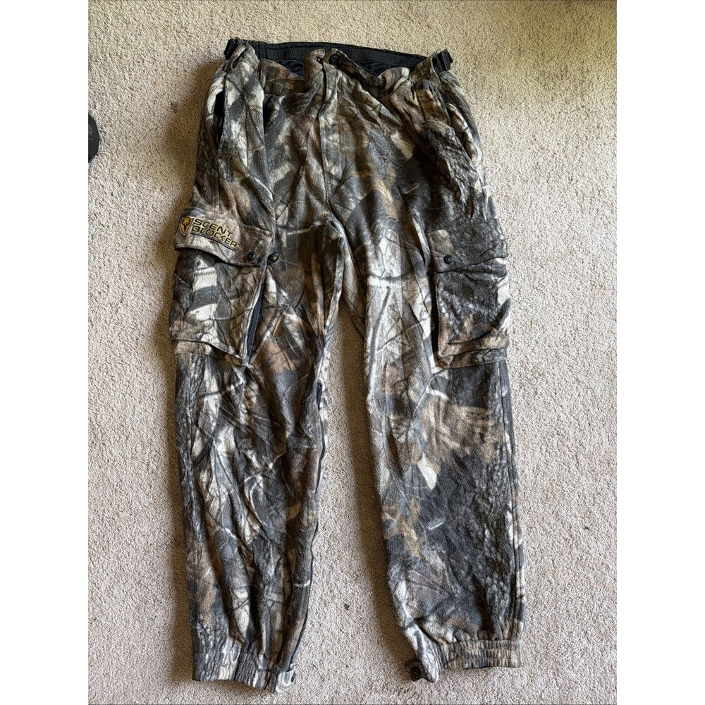Scent Blocker Dream Season Hunting Cargo Pants Large Camo Activated Carbon S3 *